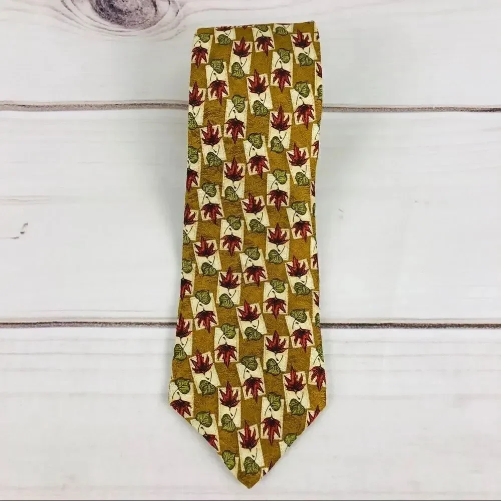 Lands' End 100% silk necktie.